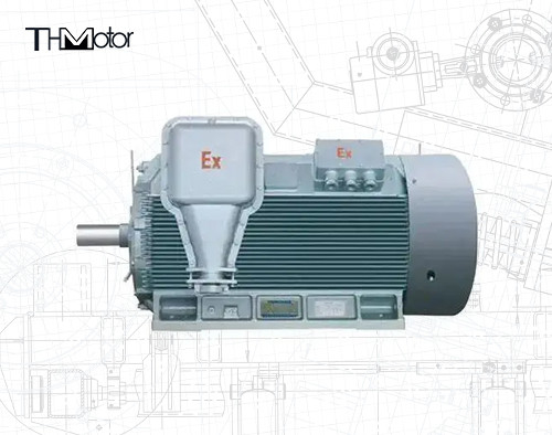 IP55 Alev Direnci Elektrik Motoru 50Hz VVVF Hız Düzenleme ≤70dB Gürültü Seviyesi