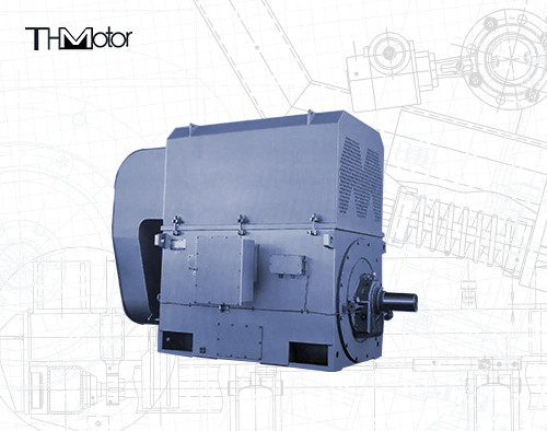 Güçlü Performans Yüksek Voltajlı AC Motor Light Foot Montage
