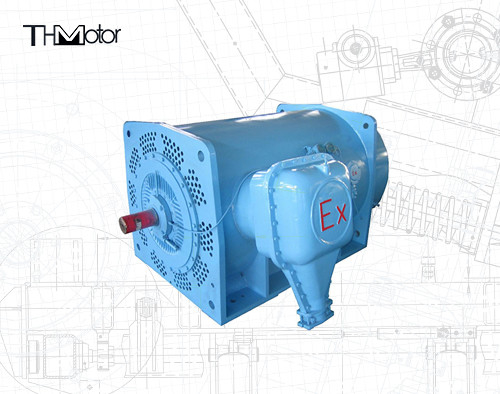 Yüksek Verimli IE2 Alev Geçirmez Elektrik Motoru Asenkron 3 Faz 3600 dev/dak
