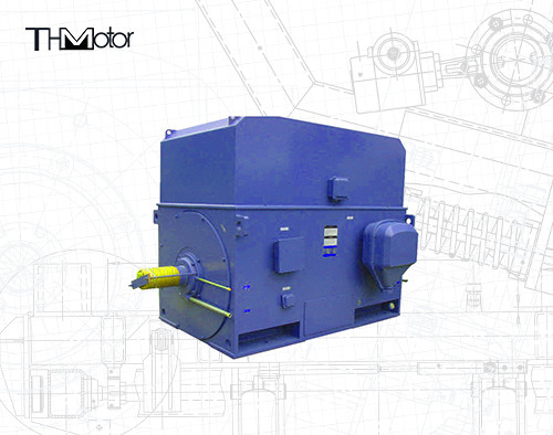 3KV 6KV 10KV YKK Üç Fazlı AC Motor IP54 IP44 Çekim Fanı