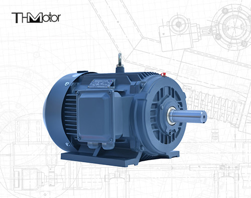 IP54/IP55 Voltaj DC Motoru 4/6 Kutup 0.4-75kw Güç Çürük Çubuk Hızı 1000 - 3000rpm