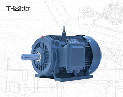 IP54/IP55 Voltaj DC Motoru 4/6 Kutup 0.4-75kw Güç Çürük Çubuk Hızı 1000 - 3000rpm