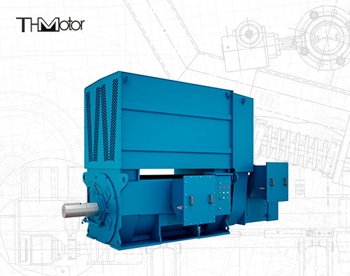 2200kw Fabrikasyon Çelik Yüksek Torklu Yara Rotor Asenkron Motor B3 V1