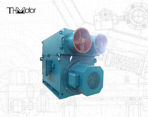 YRKK 1000KW ac elektrik motoru üç fazlı elektrik motoru yüksek gerilim yara rotorlu motor