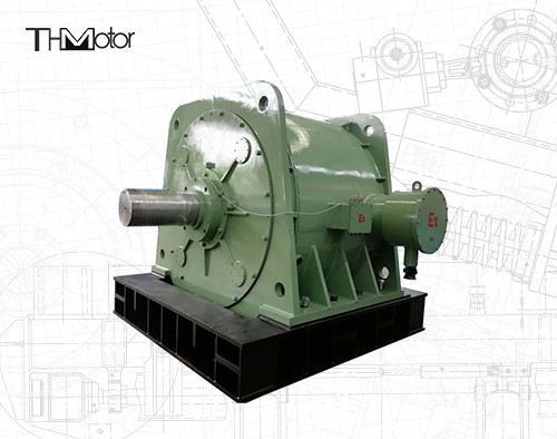 T2 4000KW Blast Blower Çelik Fabrikası Büyük Senkron Motor 300r / Min IEC GB