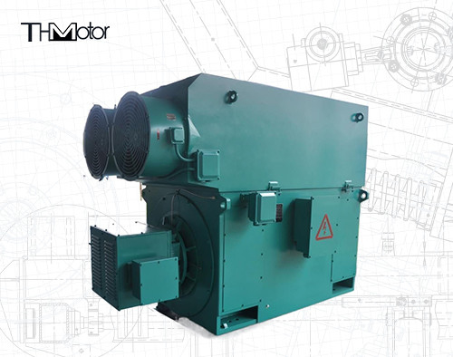 400-6000kw Güç aralığı IC411 soğutma yöntemi ile yüksek voltajlı elektrikli motorlar 6000v-11000v Voltaj