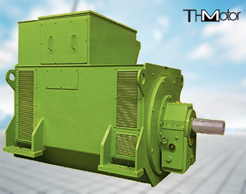 800KW 375rpm üç fazlı elektrik motoru yüksek voltajlı yara rotorlu motor YRKK 900KW
