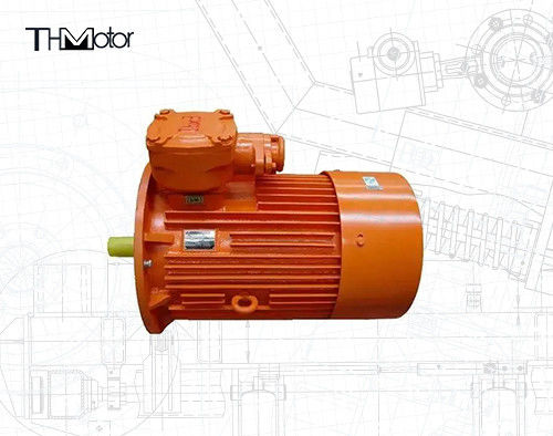 380-440V IMB3 Alev geçirmez elektrikli motor -15°C'den 40°C'ye çevre sıcaklığı 200 KW