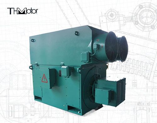 400-6000kw Güç aralığı IC411 soğutma yöntemi ile yüksek voltajlı elektrikli motorlar 6000v-11000v Voltaj